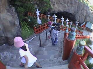 鵜戸神宮への階段